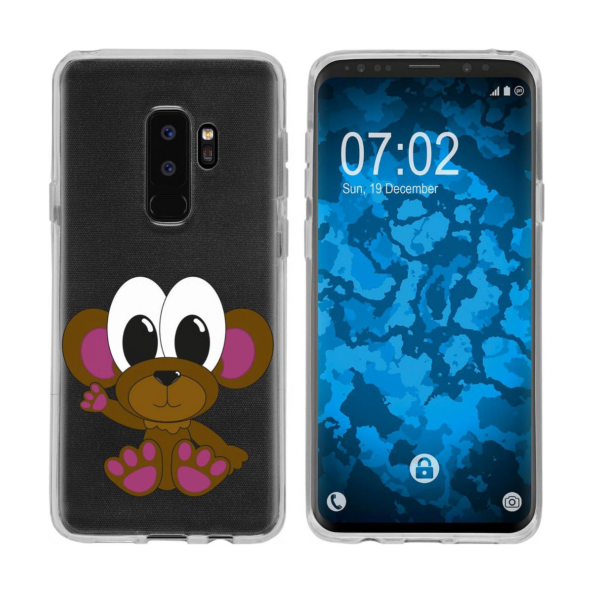 Case für Samsung Galaxy S9 Plus Silikon-Hülle Cutiemals M1 – Ansicht 3