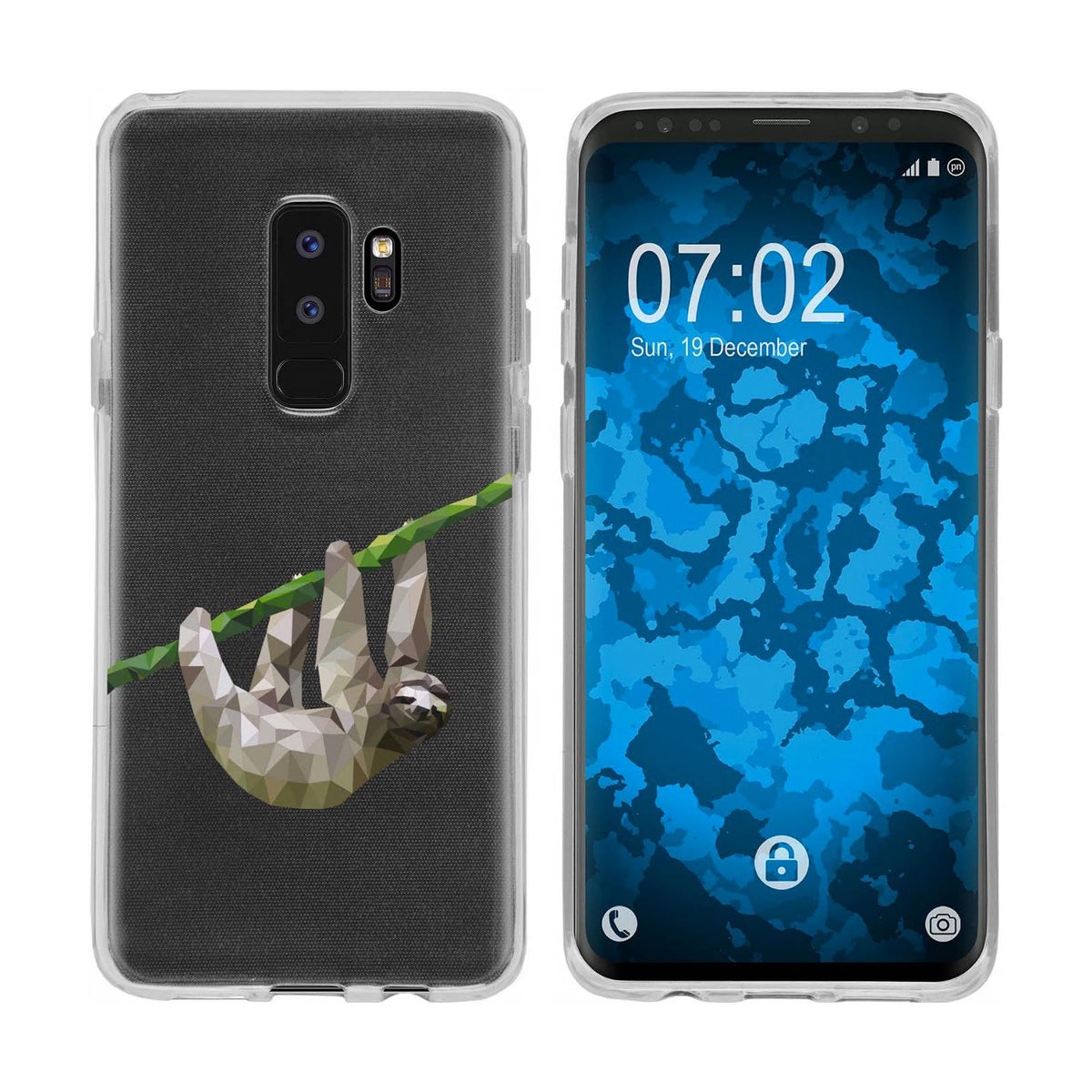 Case für Samsung Galaxy S9 Plus Silikon-Hülle Vektor Tiere Tucan M5 – Ansicht 2