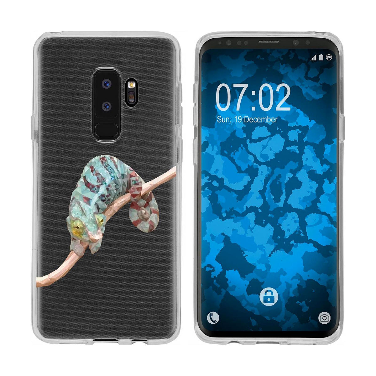 Case für Samsung Galaxy S9 Plus Silikon-Hülle Vektor Tiere Tucan M5 – Ansicht 3