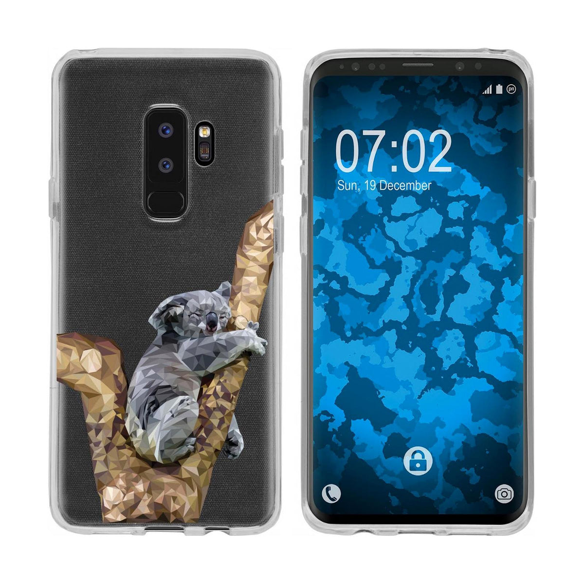 Case für Samsung Galaxy S9 Plus Silikon-Hülle Vektor Tiere Tucan M5 – Ansicht 5