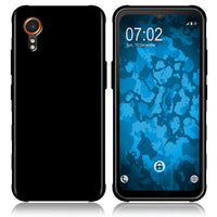 PhoneNatic Case kompatibel mit Samsung Galaxy Xcover 7 – Schwarz Silikon Hülle crystal-case Cover (Kopie)