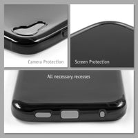 PhoneNatic Case kompatibel mit Samsung Galaxy Xcover 7 – Schwarz Silikon Hülle crystal-case Cover (Kopie)