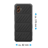 PhoneNatic Case kompatibel mit Samsung Galaxy Xcover 7 Pro – Transparent Silikon Hülle crystal-case Cover