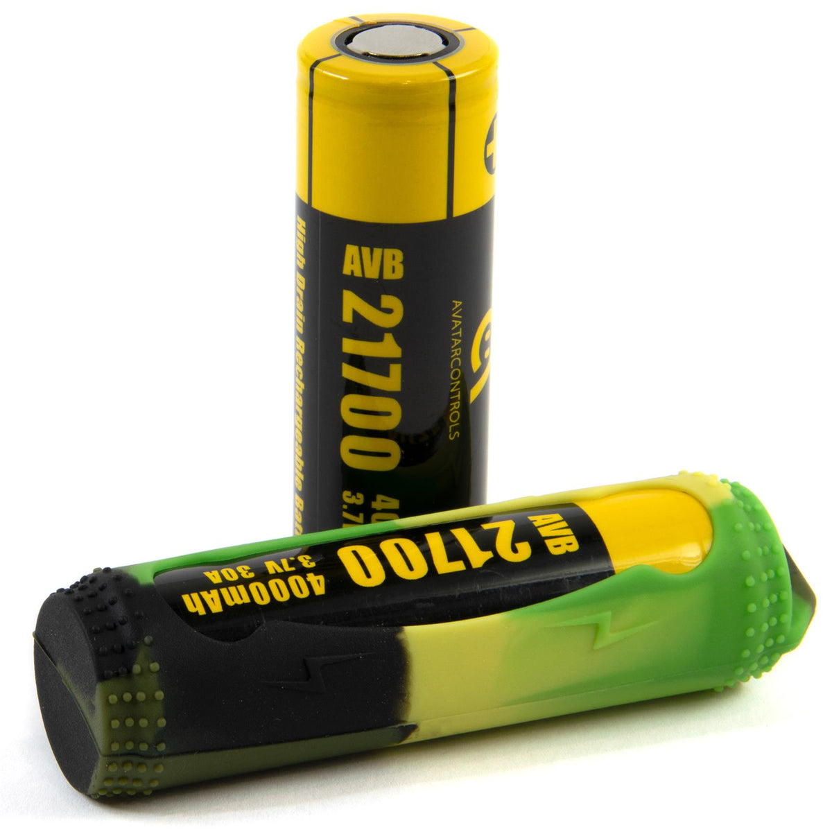 Case für 20700/21700 Akku Battery Hülle Silikon - in Camouflage - Tasche – Ansicht 3