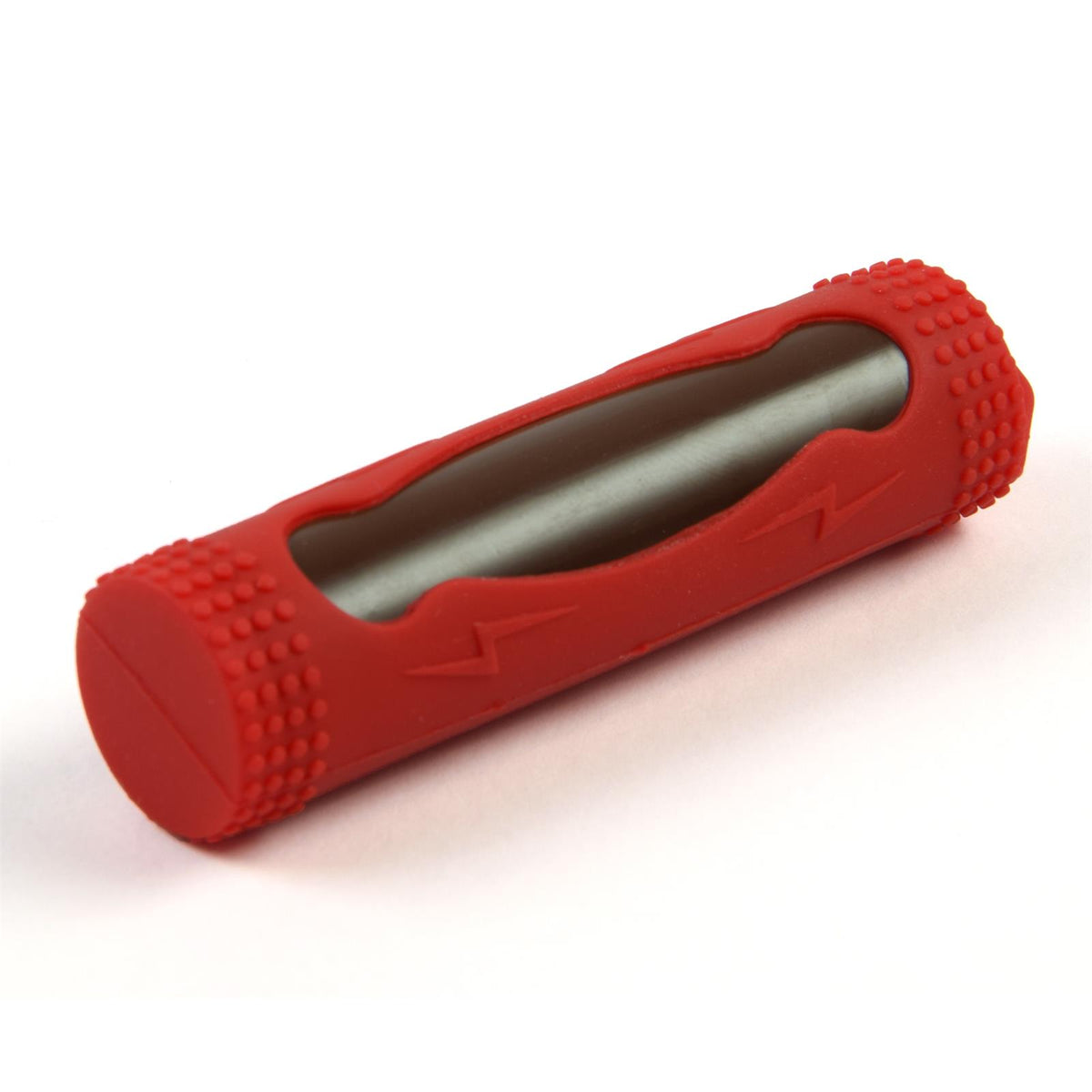 Case für 18650 Akku Battery Hülle Silikon - in rot - Tasche – Ansicht 4