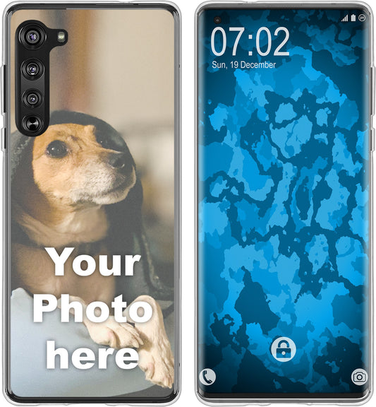 Moto Edge Foto-Hülle transparent
