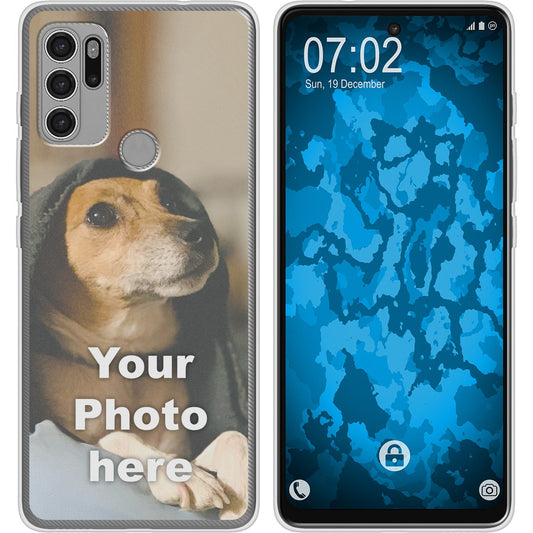 Moto G60s Foto-Hülle transparent