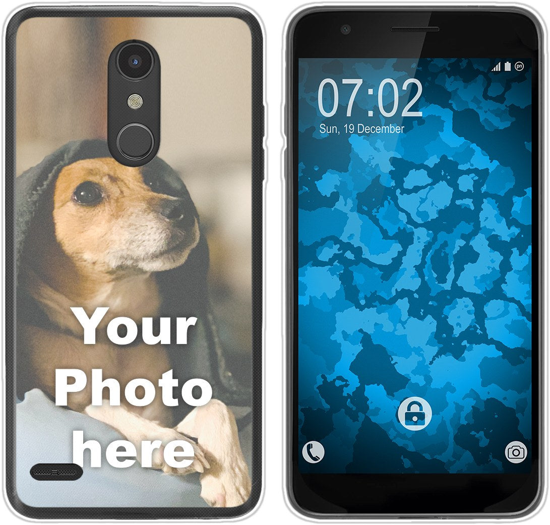 Personalisierte Handyhülle für K30 (transparent) zum Selbstgestalten mit eigenem Foto