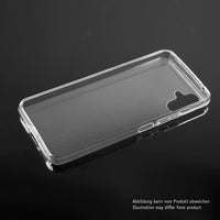 PhoneNatic Case kompatibel mit Samsung Galaxy A05 – Transparent Silikon Hülle crystal-case Cover