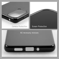 PhoneNatic Case kompatibel mit Samsung Galaxy A73 – Crystal Clear Silikon Hülle crystal-case Cover