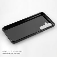 PhoneNatic Case kompatibel mit Samsung Galaxy M35 – Schwarz Silikon Hülle crystal-case Cover