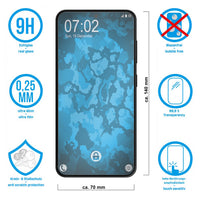 3x Glas-Folie klar  für Samsung Galaxy S23 – Panzerglas für Samsung Galaxy S23