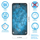 3x Glas-Folie klar für Samsung Galaxy S24 Plus – Panzerglas für Samsung Galaxy S24 Plus