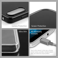 PhoneNatic Case kompatibel mit Samsung Galaxy S25 Edge – Transparent Silikon Hülle crystal-case Cover