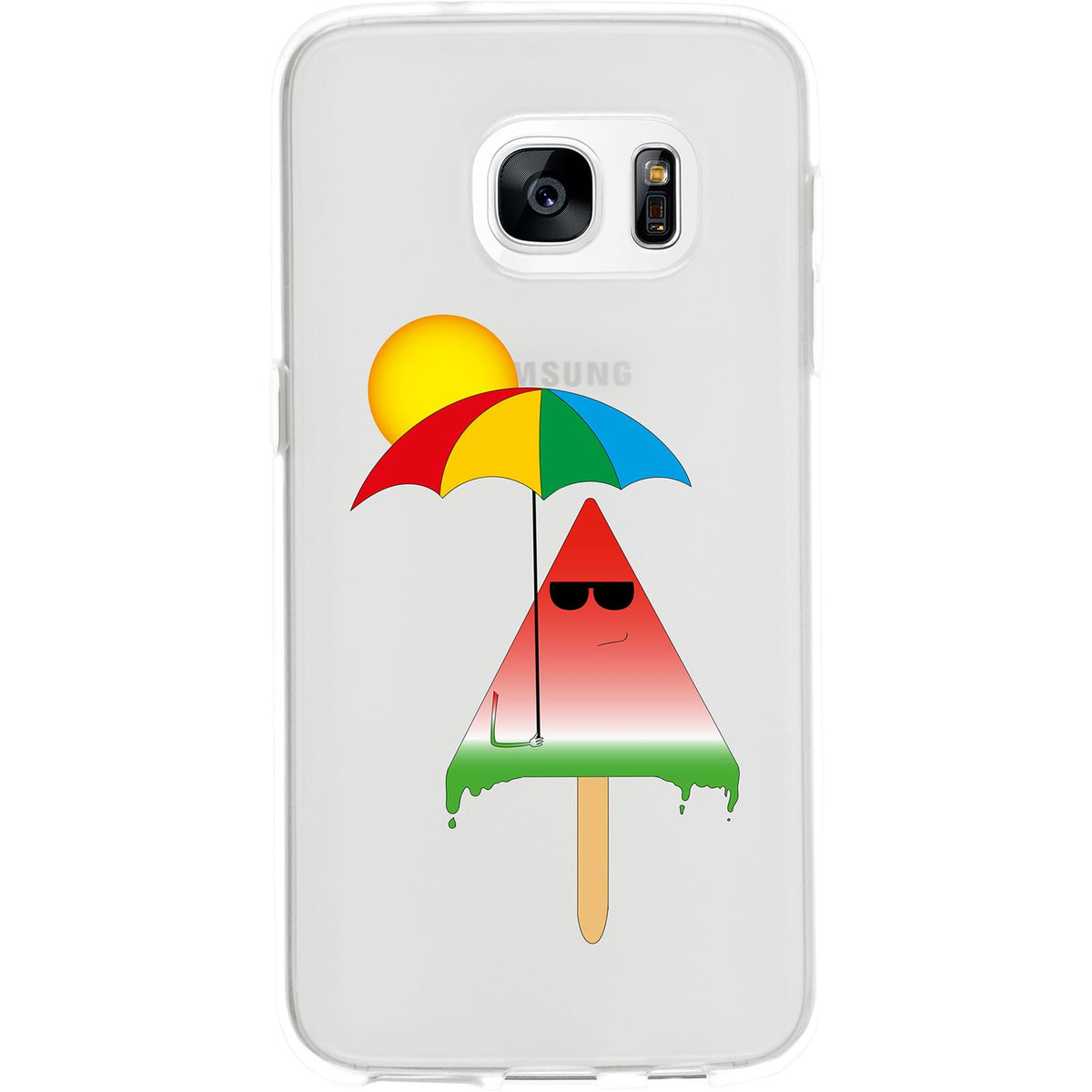 Case für Samsung Galaxy S7 Silikon-Hülle Sommer Eis M6 – Ansicht 2