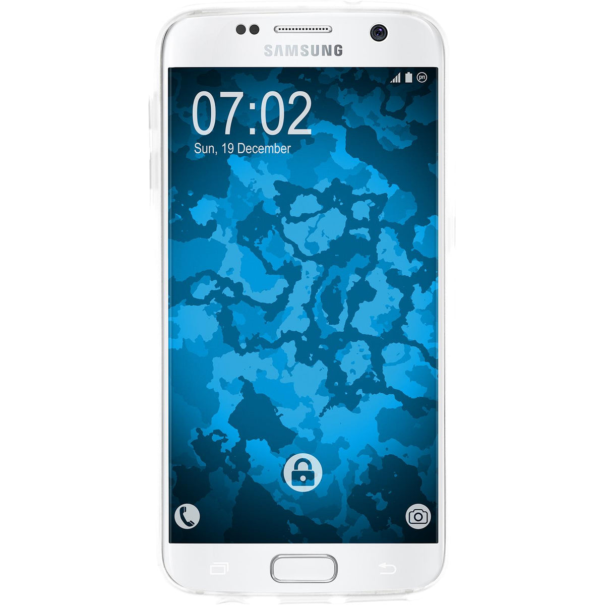 Case für Samsung Galaxy S7 Silikon-Hülle Sommer Eis M6 – Ansicht 3