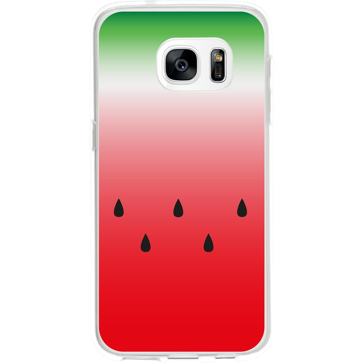 Case für Samsung Galaxy S7 Silikon-Hülle Sommer Melone M5 – Ansicht 2