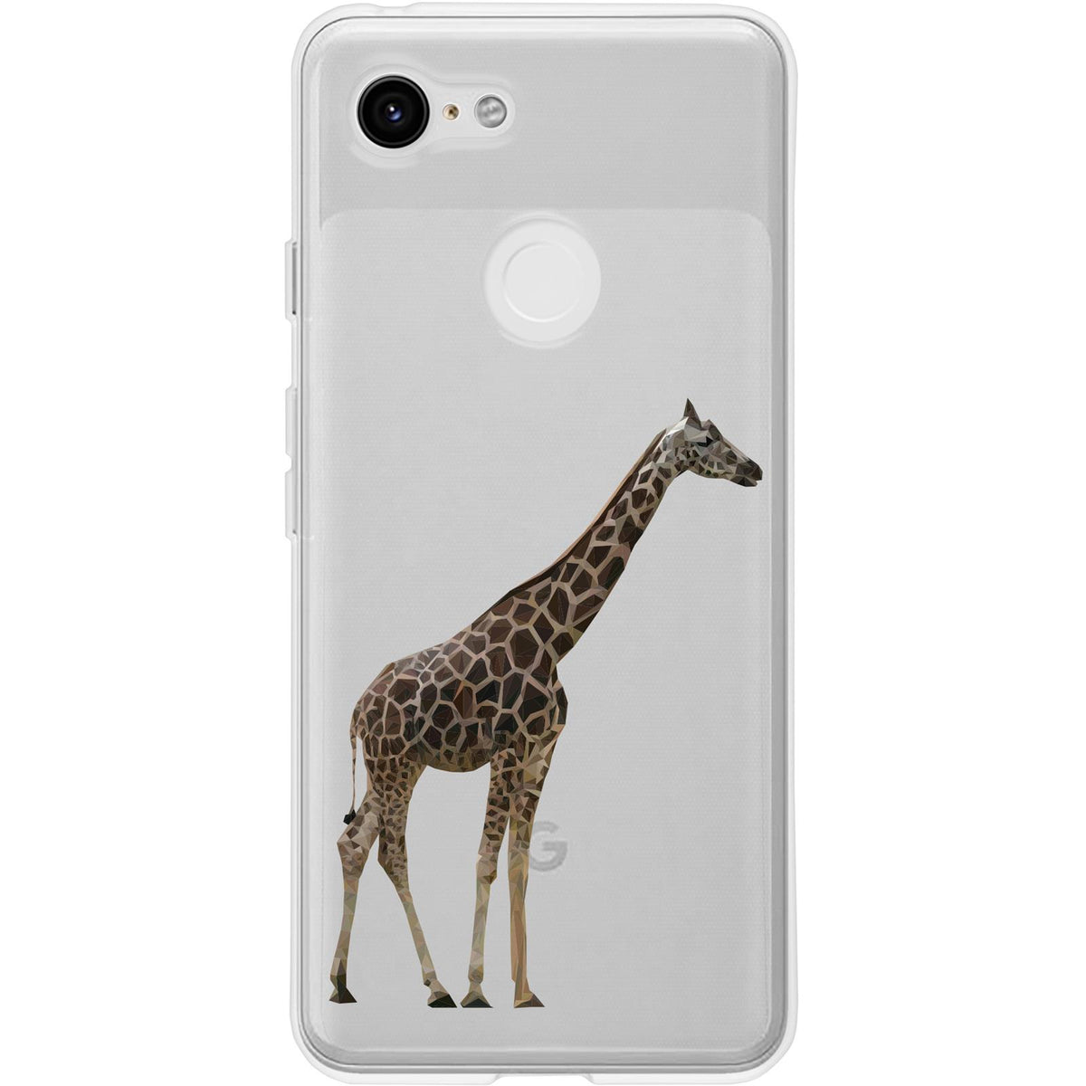 Case für Google Pixel 3 Silikon-Hülle Vektor Tiere Giraffe M8 – Ansicht 2
