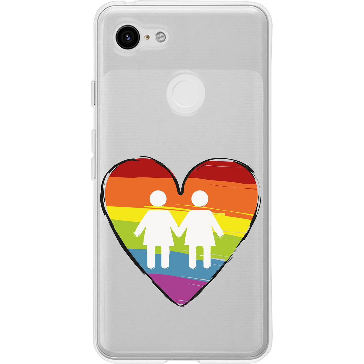 Case für Google Pixel 3 XL Silikon-Hülle pride Frauen M4 – Ansicht 2