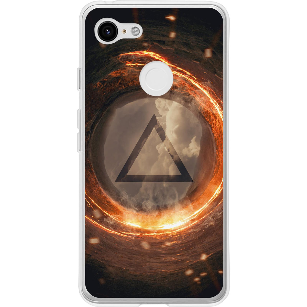 Case für Google Pixel 3 XL Silikon-Hülle Element Feuer M3 – Ansicht 2