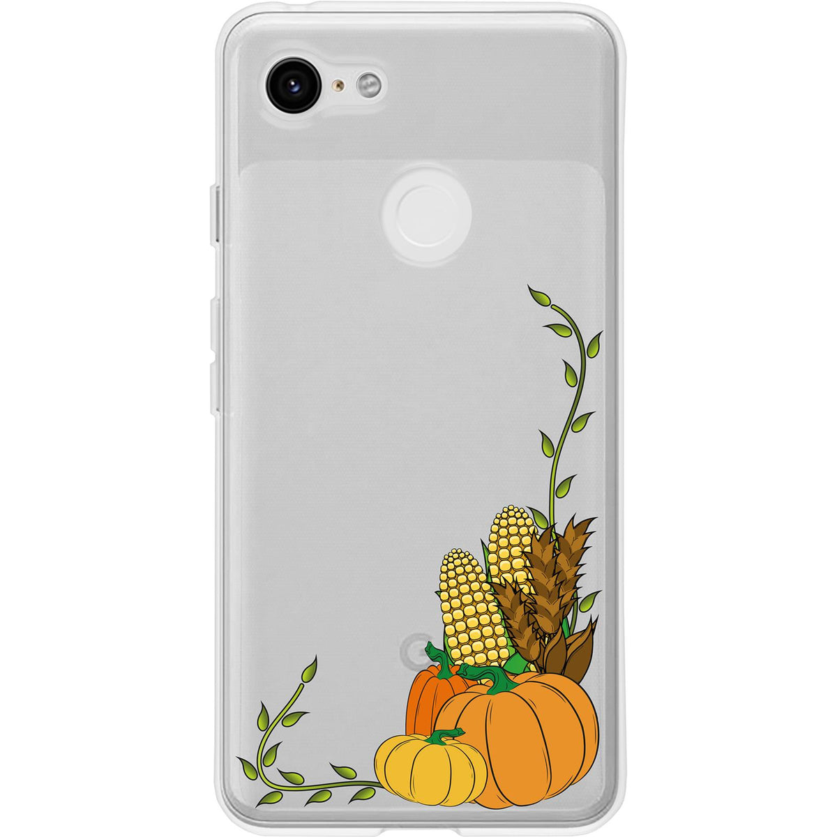 Case für Google Pixel 3 XL Silikon-Hülle Herbst Erntedankfest/Thanksgiving M5 – Ansicht 2