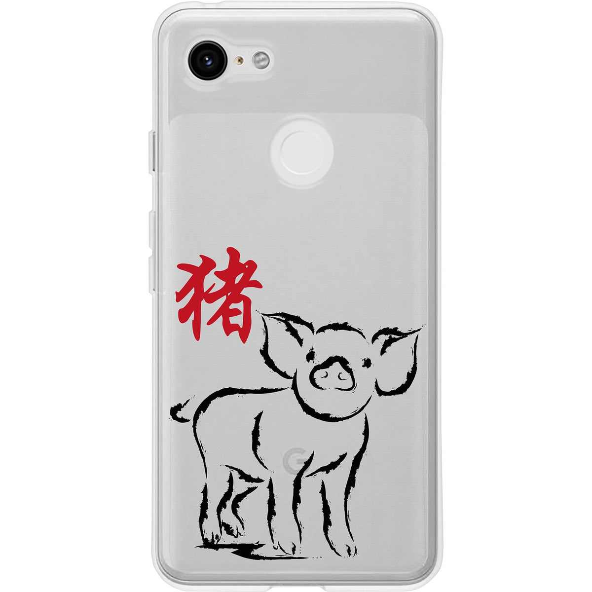 Case für Google Pixel 3 XL Silikon-Hülle Tierkreis Chinesisch M12 – Ansicht 2