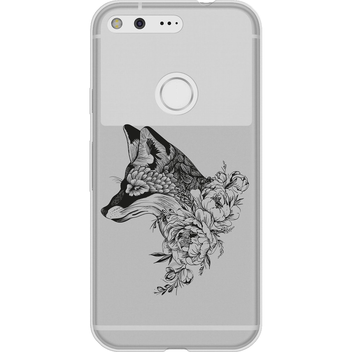 Case für Google Pixel Silikon-Hülle Floral Fuchs M1-1 – Ansicht 2