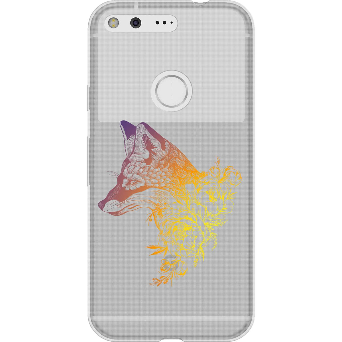 Case für Google Pixel Silikon-Hülle Floral Fuchs M1-3 – Ansicht 2