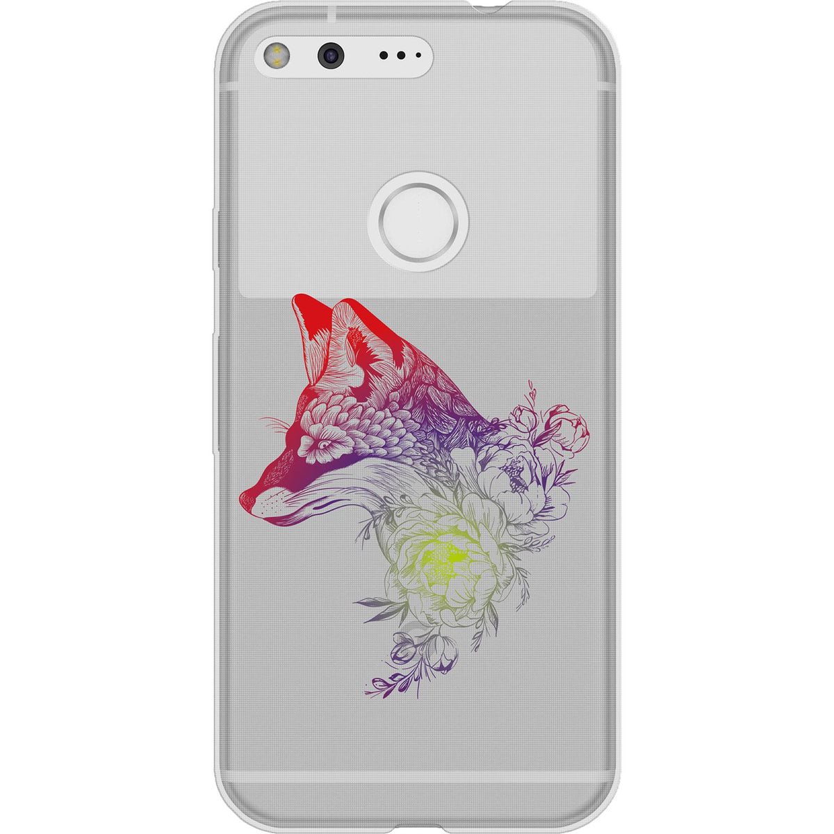Case für Google Pixel Silikon-Hülle Floral Fuchs M1-5 – Ansicht 2