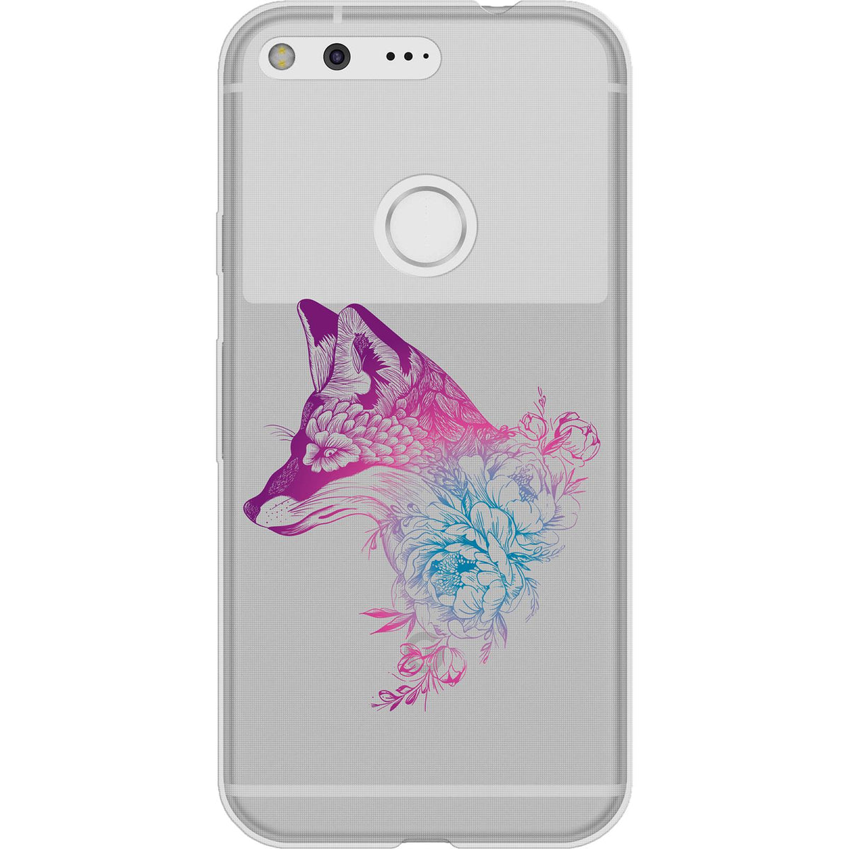 Case für Google Pixel Silikon-Hülle Floral Fuchs M1-6 – Ansicht 2