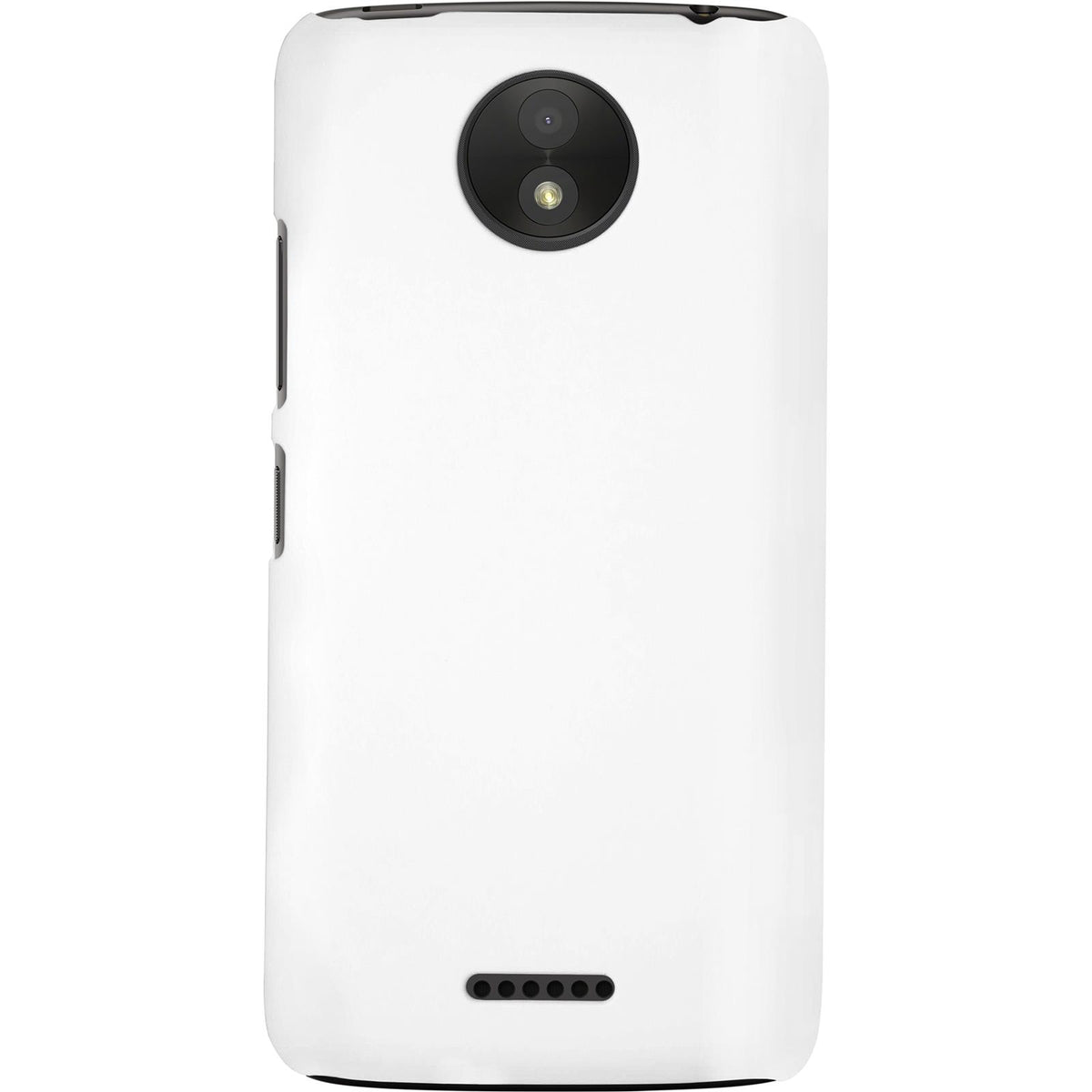 Case für Lenovo Moto C Plus - Hülle weiß gummiert Hard-case – Ansicht 3