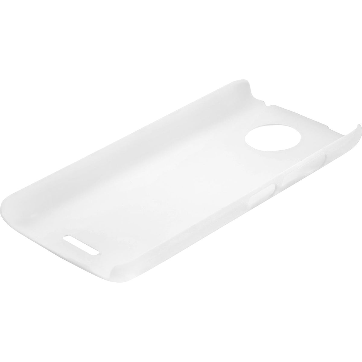 Case für Lenovo Moto C Plus - Hülle weiß gummiert Hard-case – Ansicht 4