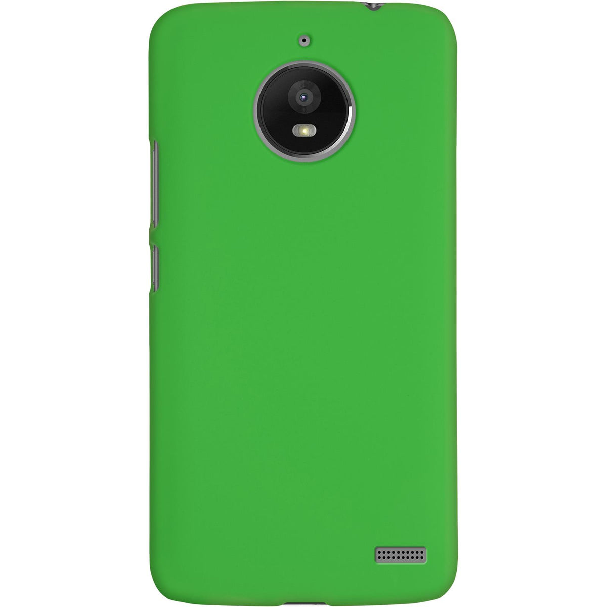 Case für Lenovo Moto E4 (EU Version) - Hülle grün gummiert Hard-case – Ansicht 3