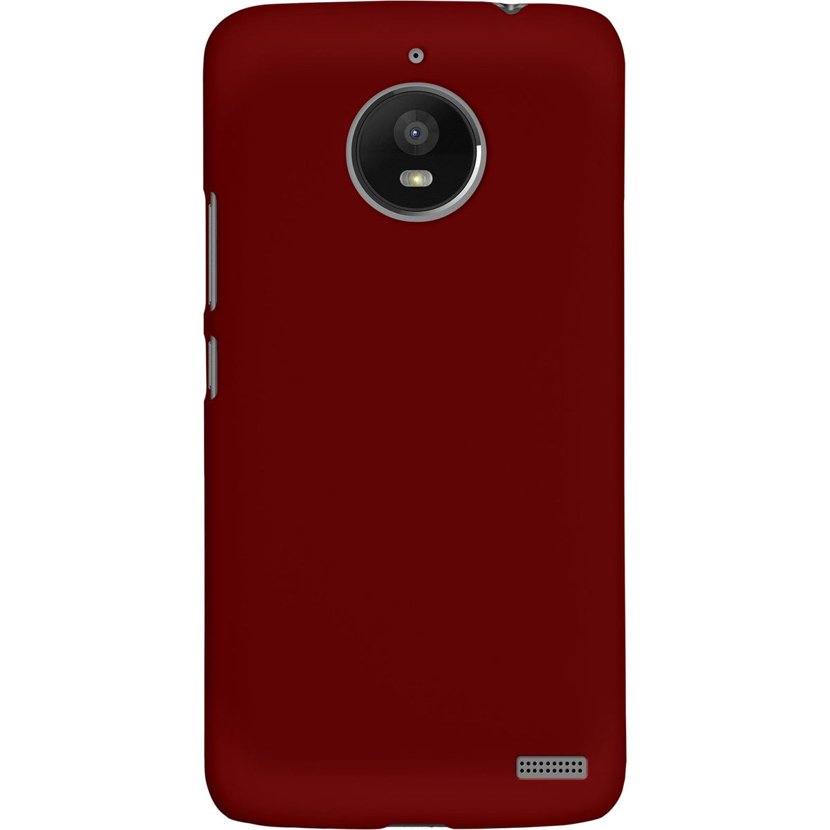 Case für Lenovo Moto E4 (EU Version) - Hülle rot gummiert Hard-case – Ansicht 3