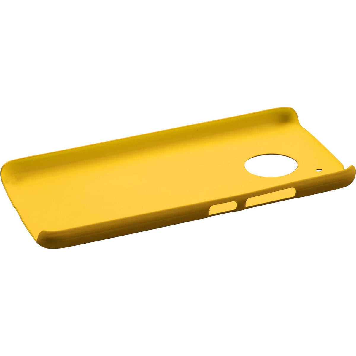 Case für Lenovo Moto G5 - Hülle gelb gummiert Hard-case – Ansicht 4
