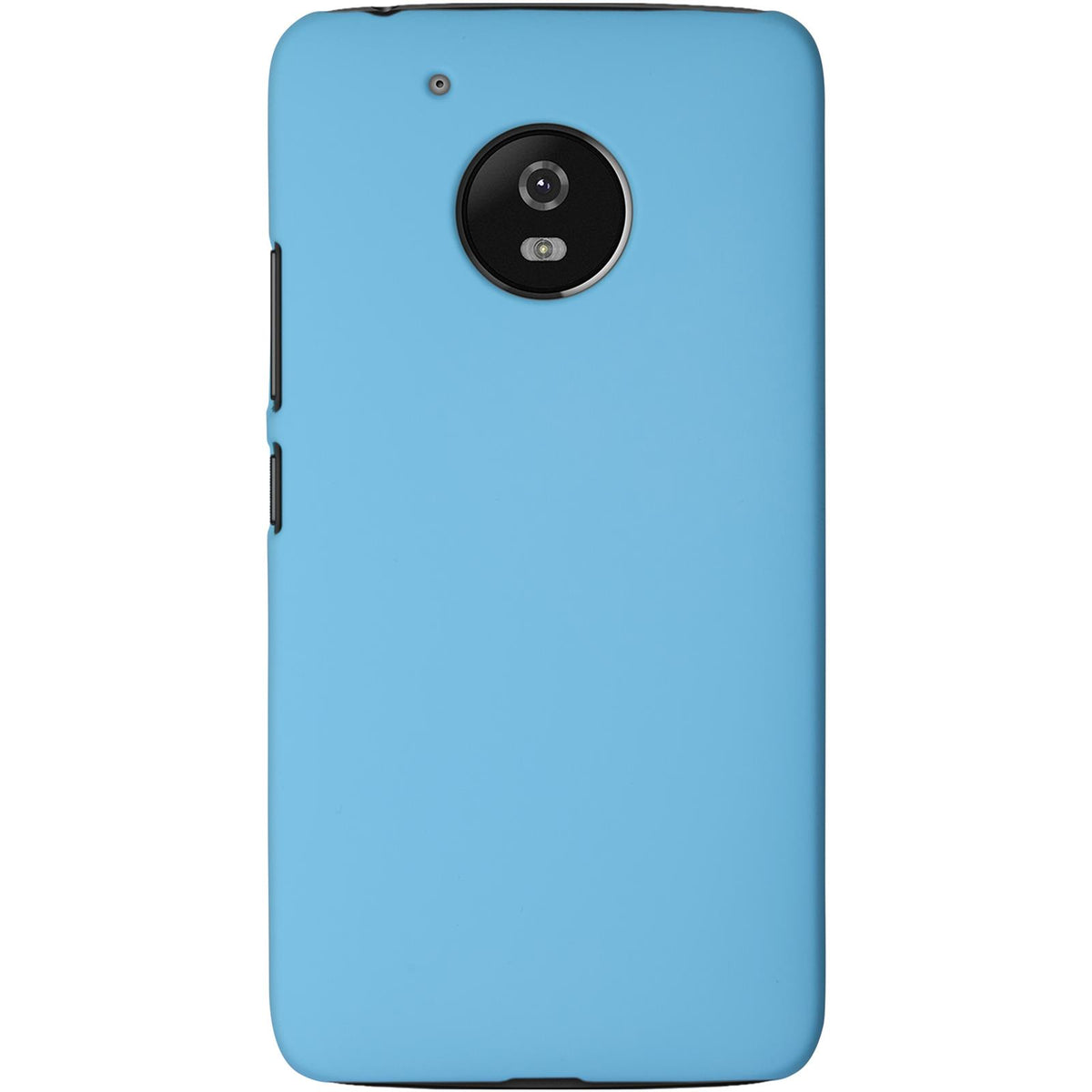 Case für Lenovo Moto G5 - Hülle hellblau gummiert Hard-case – Ansicht 3