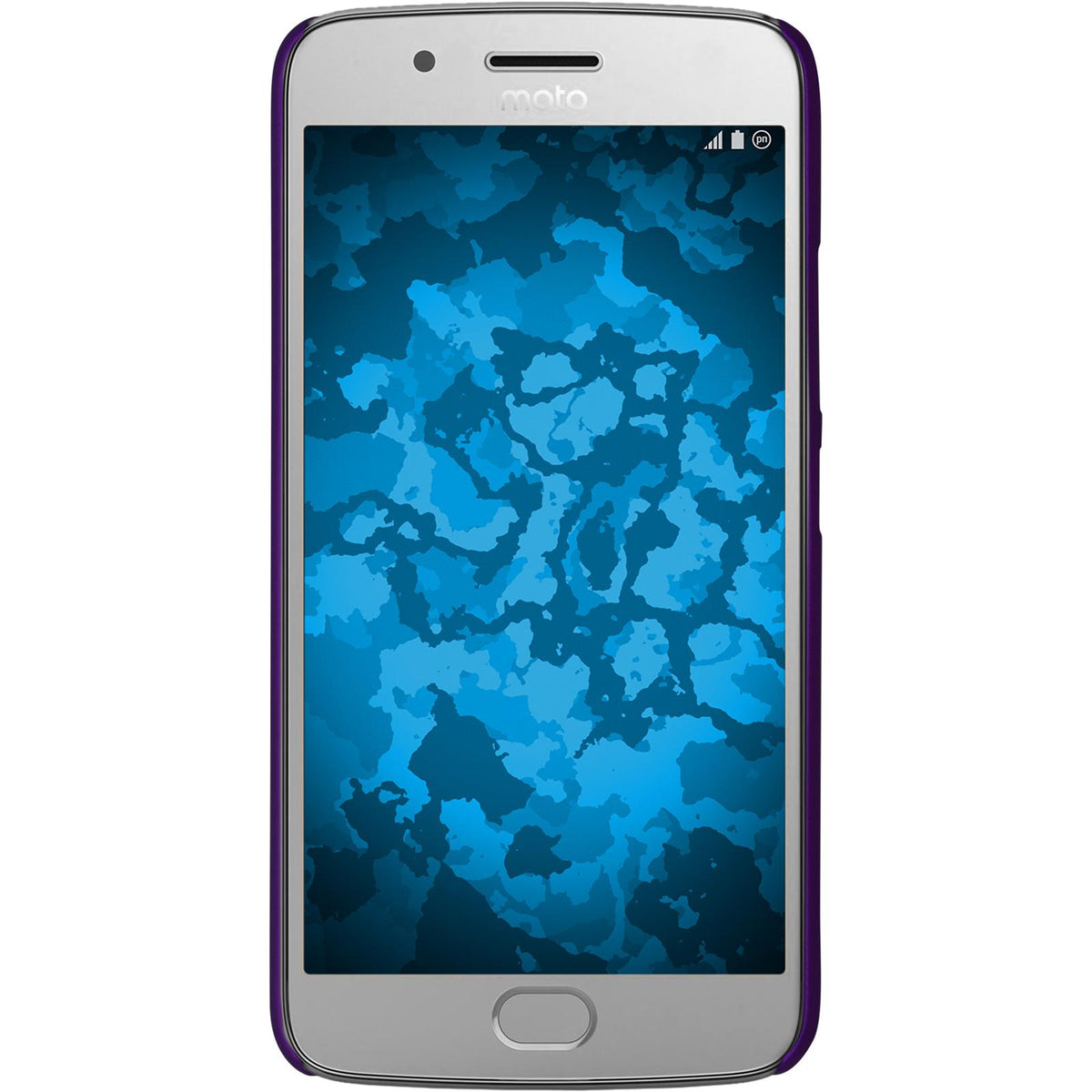 Case für Lenovo Moto G5 - Hülle lila gummiert Hard-case – Ansicht 2