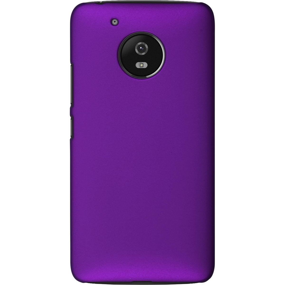 Case für Lenovo Moto G5 - Hülle lila gummiert Hard-case – Ansicht 3