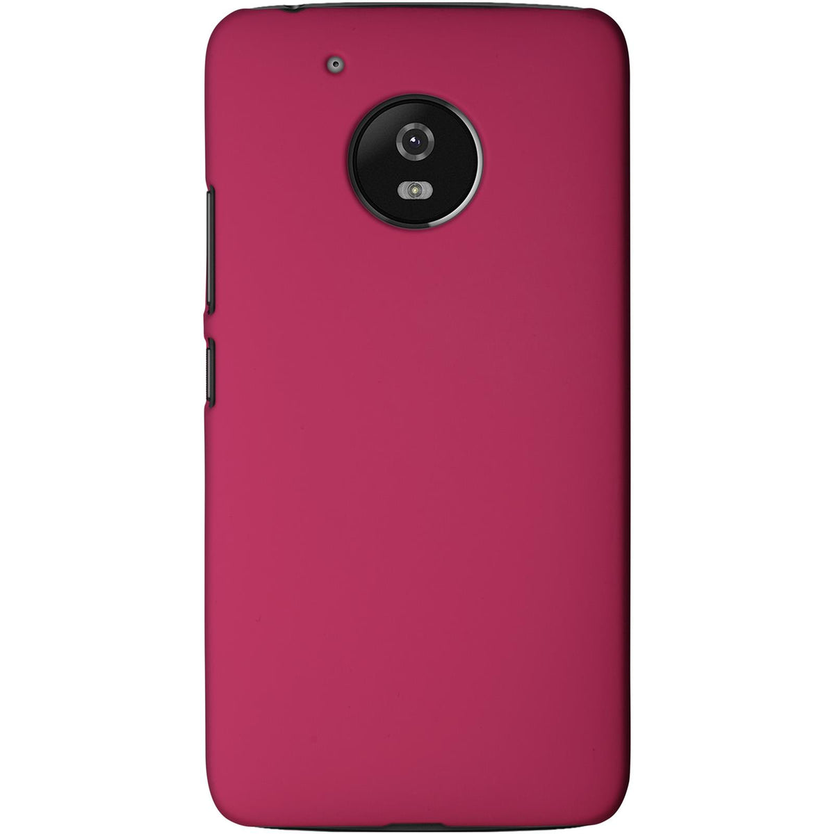 Case für Lenovo Moto G5 - Hülle pink gummiert Hard-case – Ansicht 3