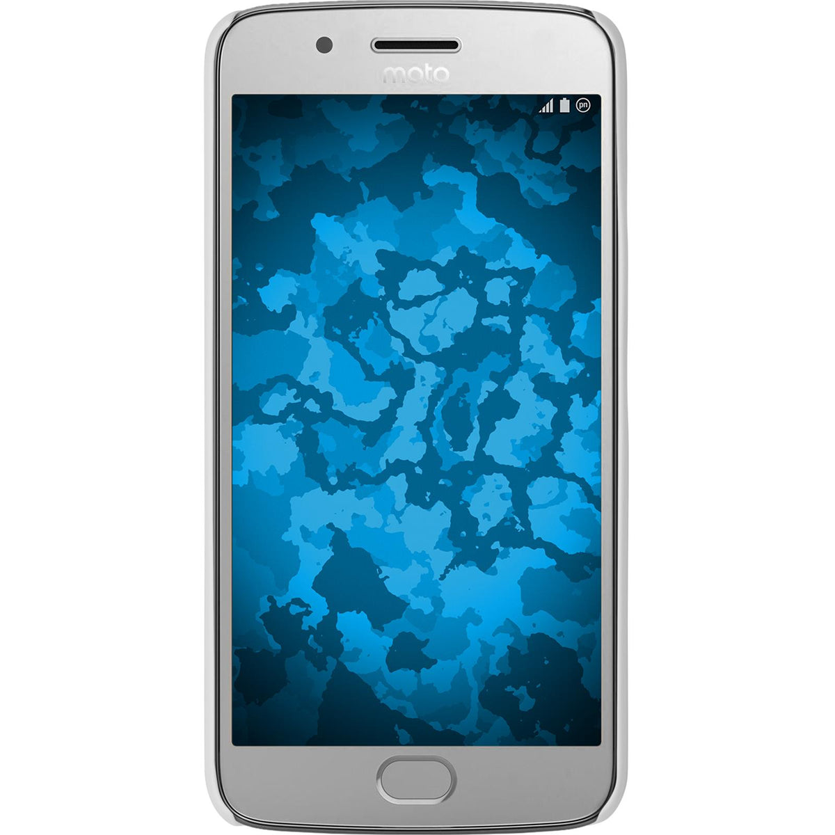 Case für Lenovo Moto G5 - Hülle weiß gummiert Hard-case – Ansicht 2