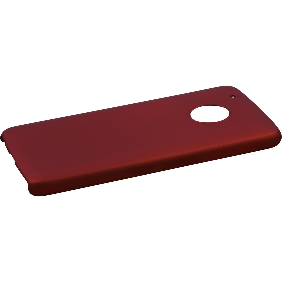 Case für Lenovo Moto G5 Plus - Hülle rot gummiert Hard-case – Ansicht 5