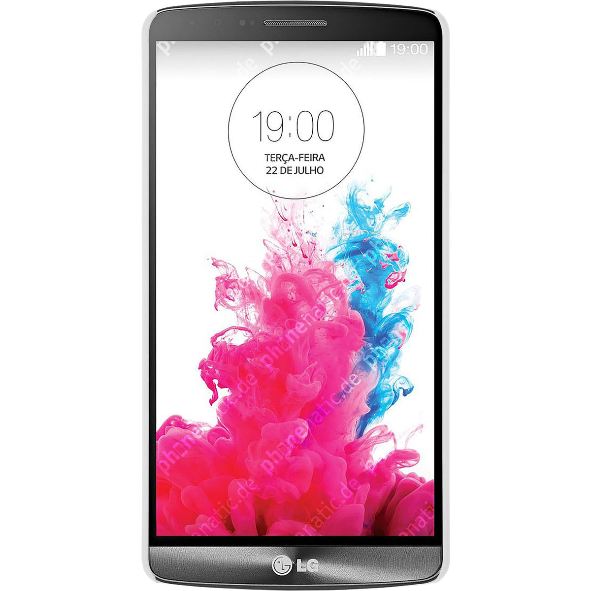 Case für LG G3 - Hülle weiß gummiert Hard-case – Ansicht 2