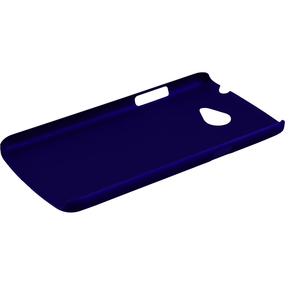 Case für LG K5 - Hülle blau gummiert Hard-case – Ansicht 4