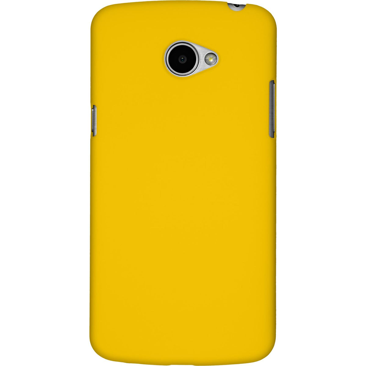 Case für LG K5 - Hülle gelb gummiert Hard-case – Ansicht 3