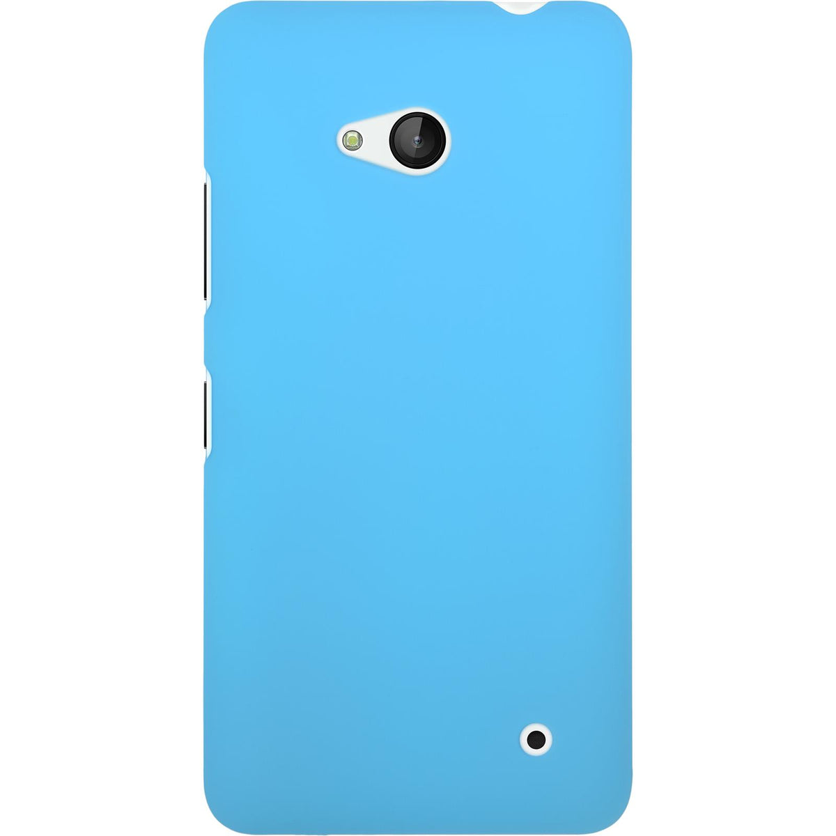 Case für Microsoft Lumia 640 - Hülle hellblau gummiert Hard-case – Ansicht 3