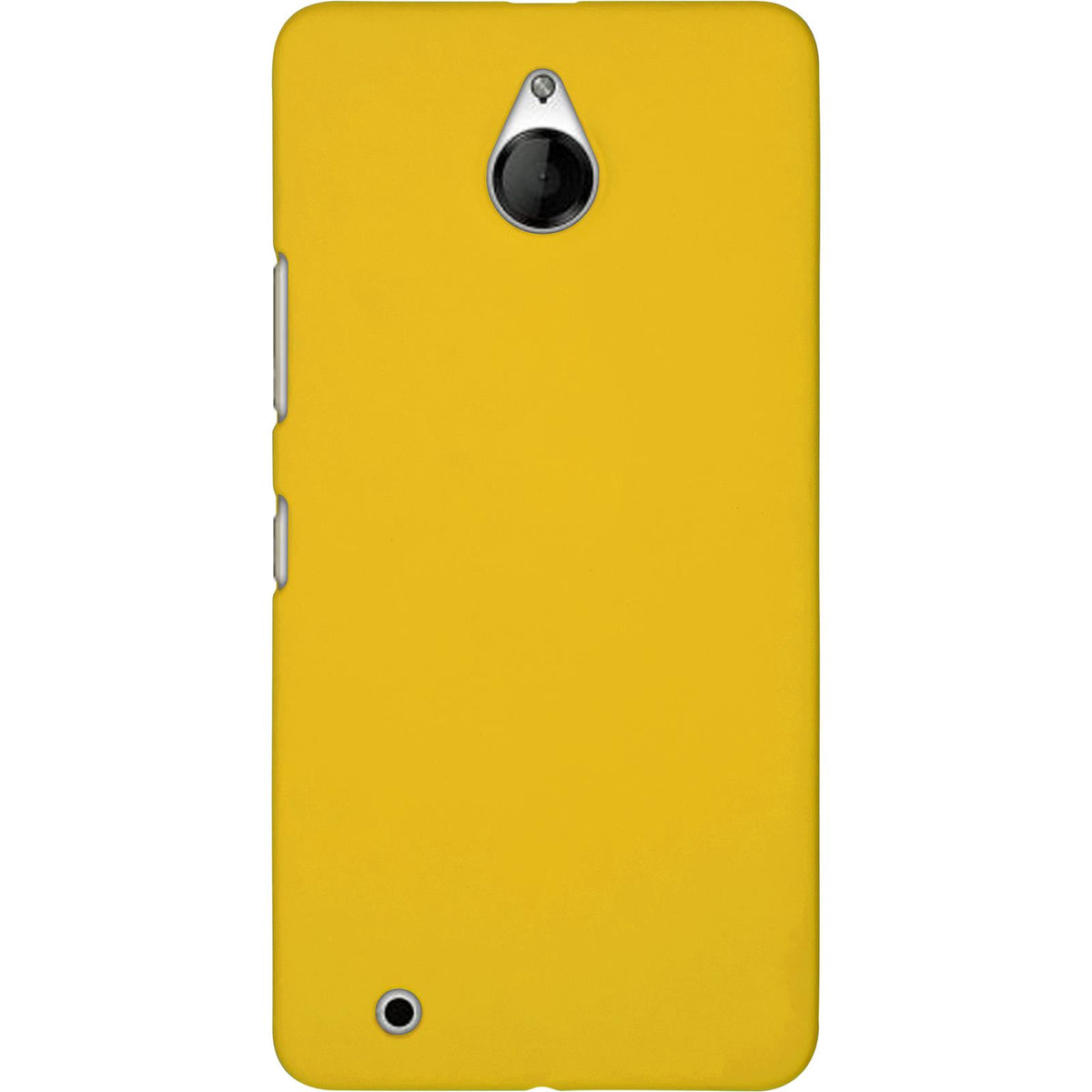 Case für Microsoft Lumia 850 - Hülle gelb gummiert Hard-case – Ansicht 3