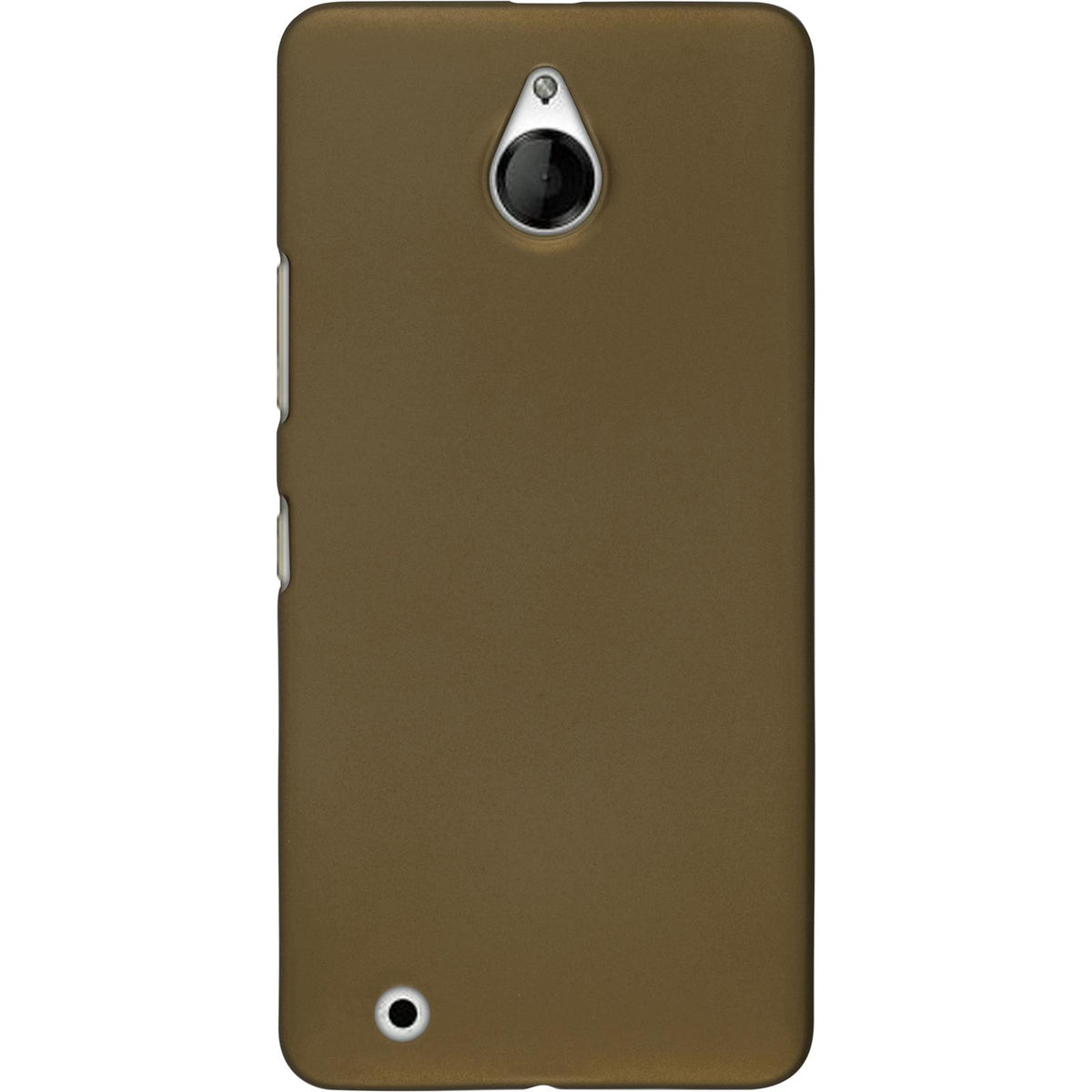 Case für Microsoft Lumia 850 - Hülle gold gummiert Hard-case – Ansicht 3