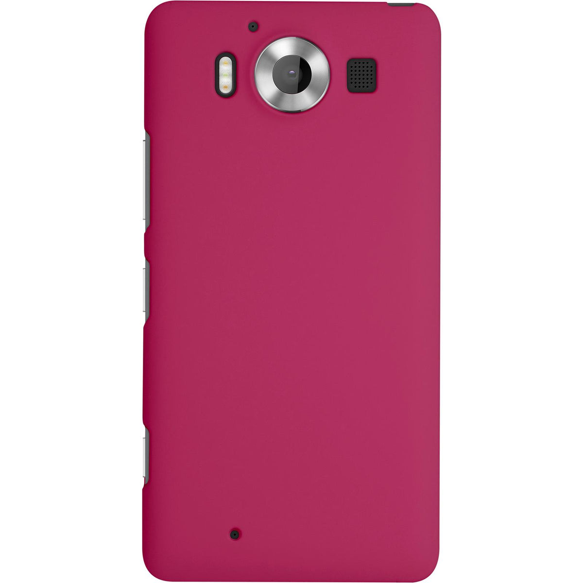 Case für Microsoft Lumia 950 - Hülle pink gummiert Hard-case – Ansicht 3