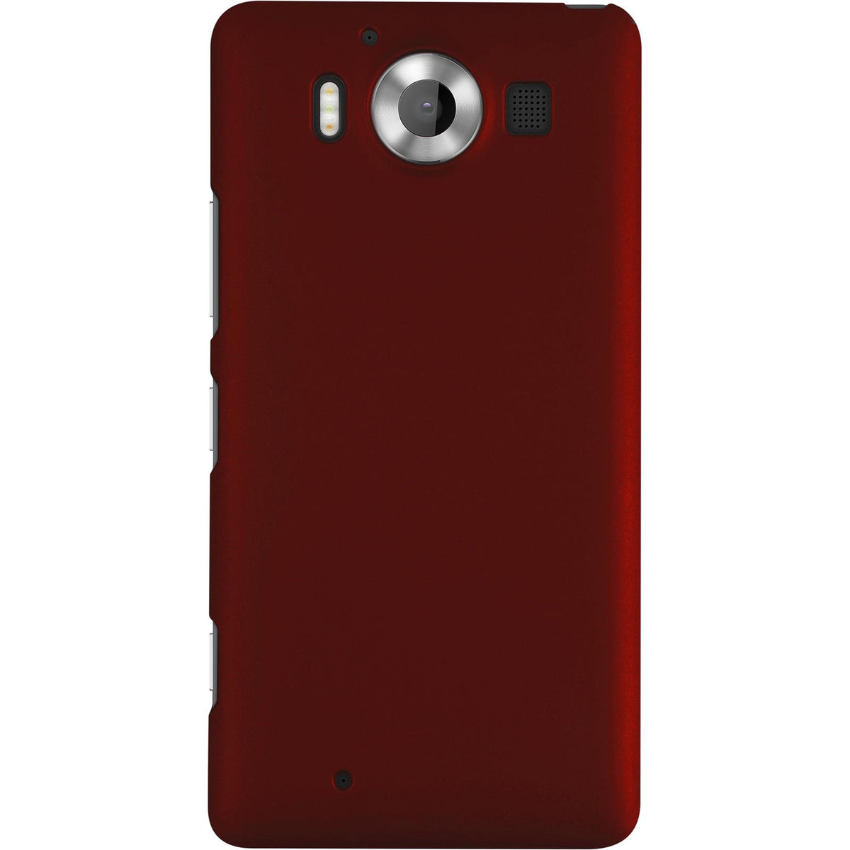 Case für Microsoft Lumia 950 - Hülle rot gummiert Hard-case – Ansicht 3