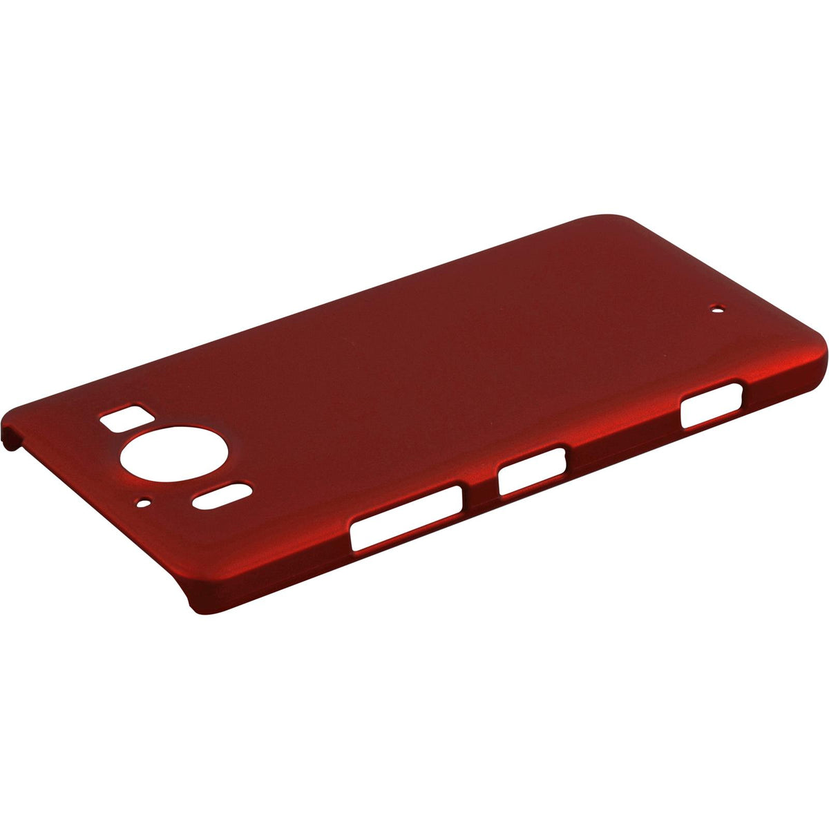Case für Microsoft Lumia 950 - Hülle rot gummiert Hard-case – Ansicht 5